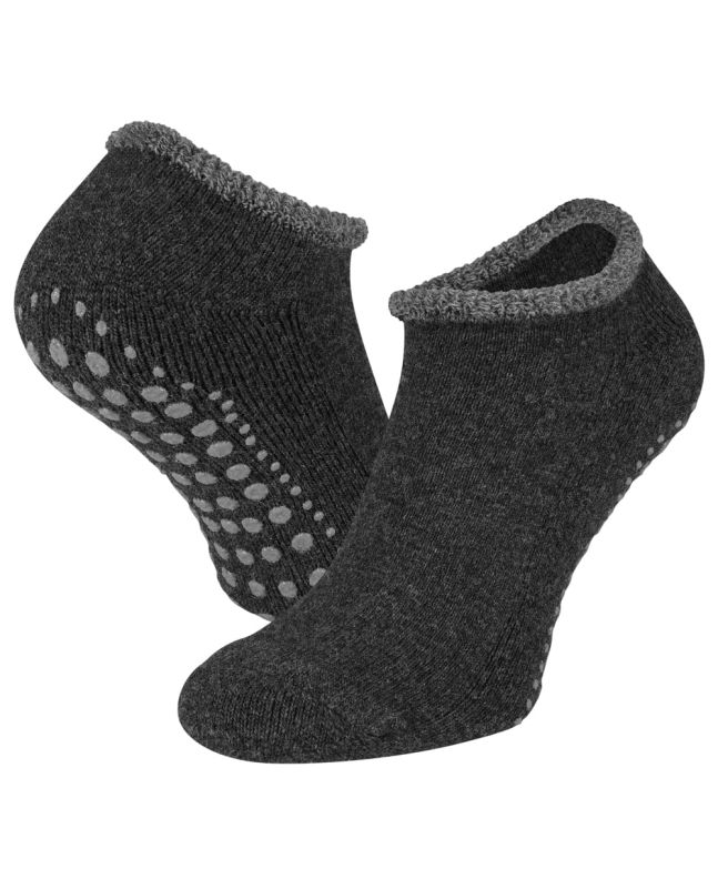 Basset Antirutsch Wollpantoffel Socken 15028