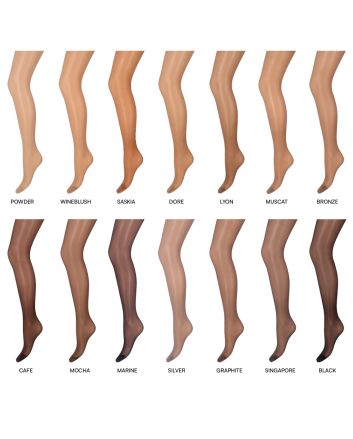 15 Denier Satin-Transparente Panty aus Lycra