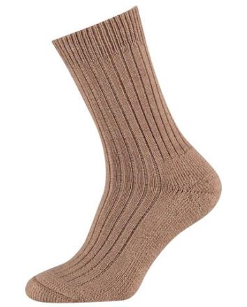 Wollsocken mit einer Badematten-Sohle