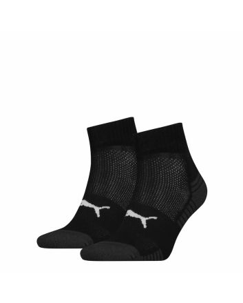 Unisex Viertel Sportsocken mit Frottee-Sohle 2er-Pack