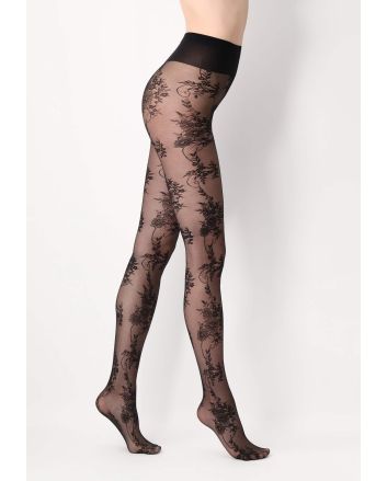 Spitzenähnliche 30 Denier Strumpfhose
