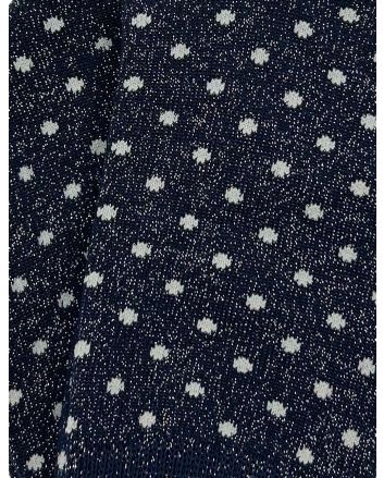 ZE-ZE Hohe Damen Glitzersocken mit Punkten 500540