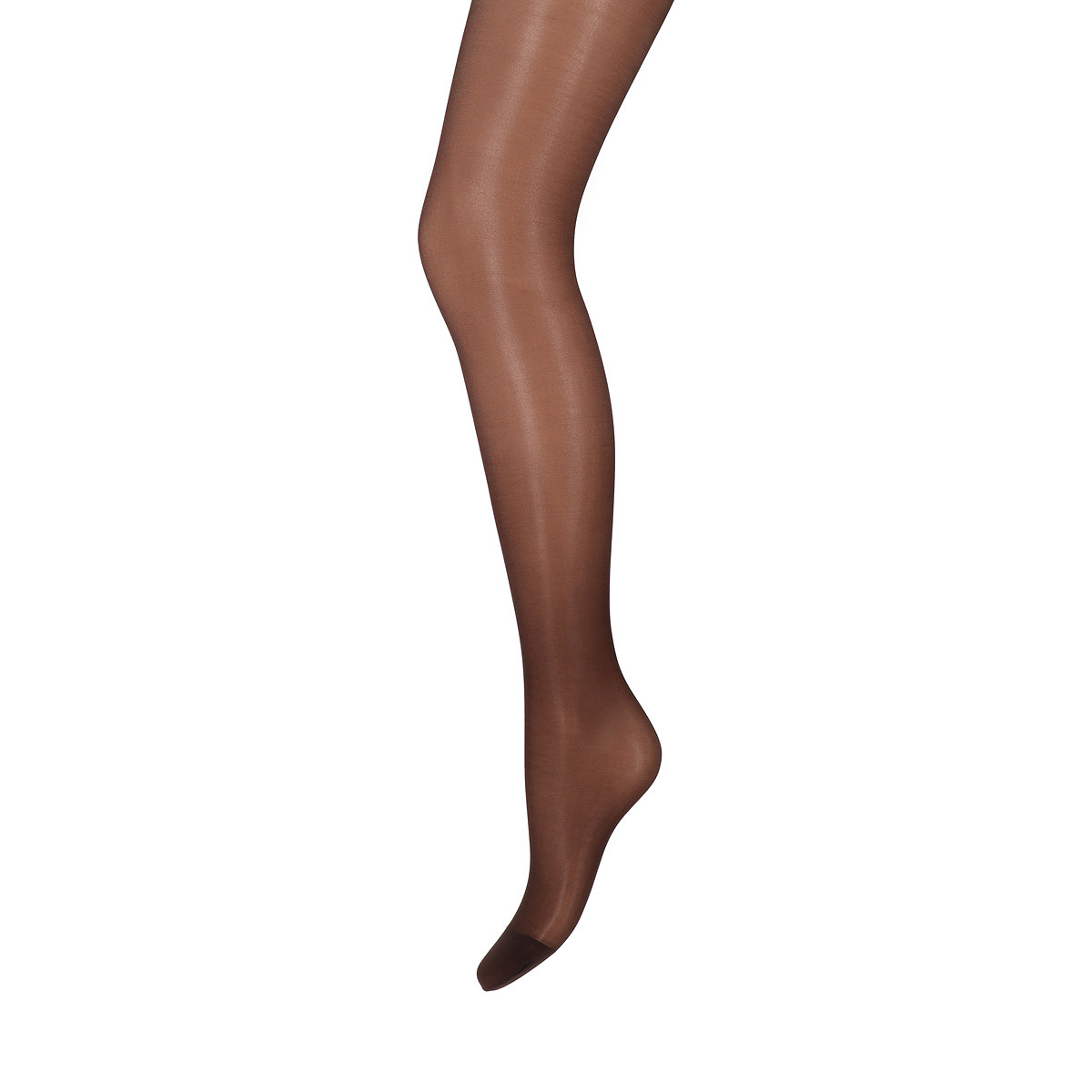 15 Denier Satin Sheers Panty aus Lycra – Cafe – L-XL