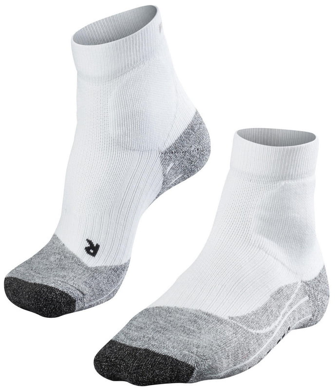 TE2 kurze Herren Tennissocken – Schwarz Weiß – 39-41