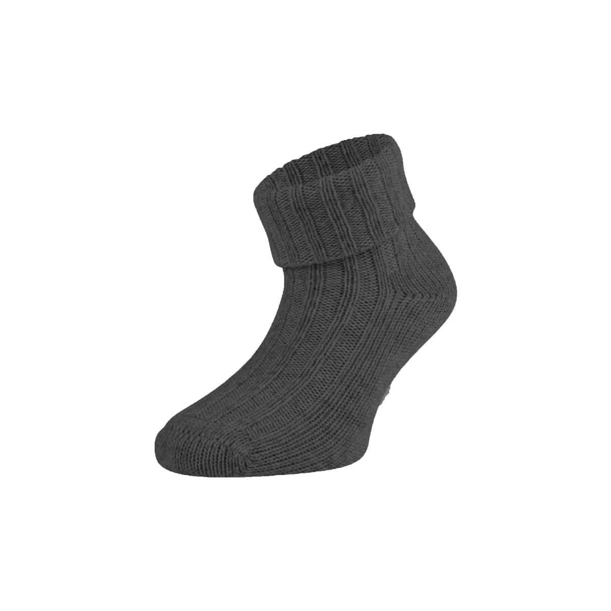 Babysocken aus biologischer Wolle – Anthrazit – 13-14