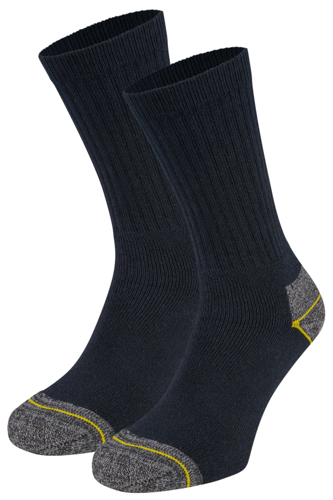 Antibakterielle Arbeitssocken mit Frottee-Sohle – Marine – 47-50