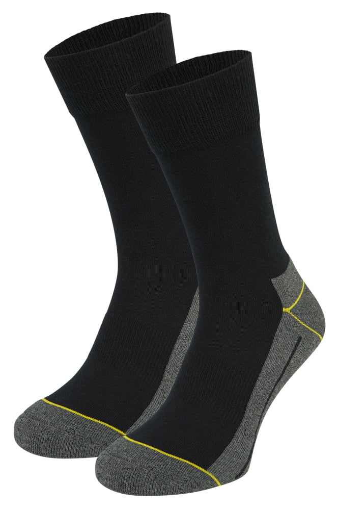 Werksocken Walker mit Coolmax – Schwarz – 43-46