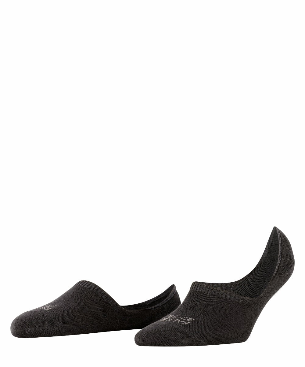 Step High Cut Damen Sockenfüße – Schwarz – 39-40