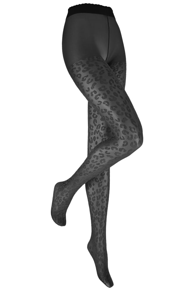 Panty Leopard – Schwarz – L-XL