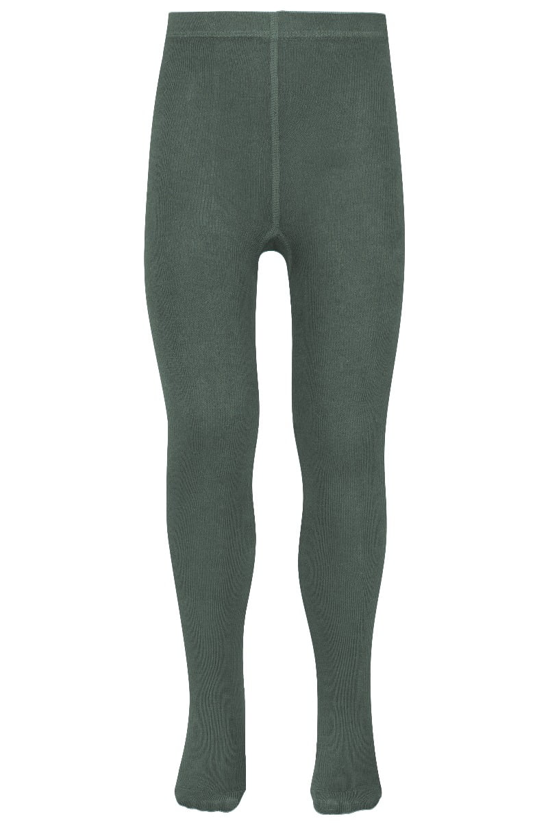 Kinderstrumpfhose aus Baumwolle – Khaki – 122-128