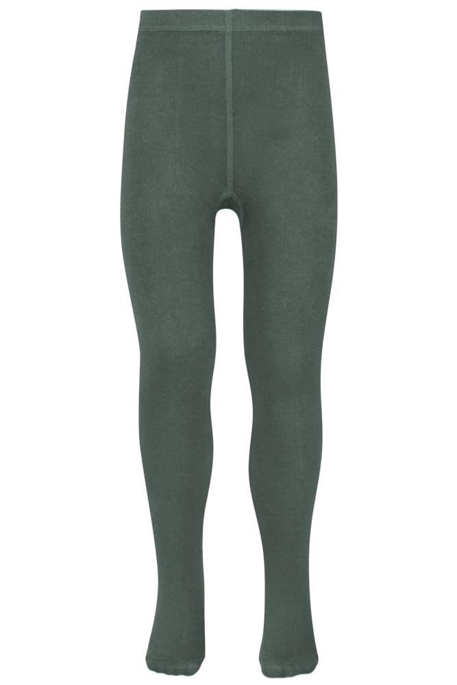 Kinderstrumpfhose aus Baumwolle – Khaki – 86-92
