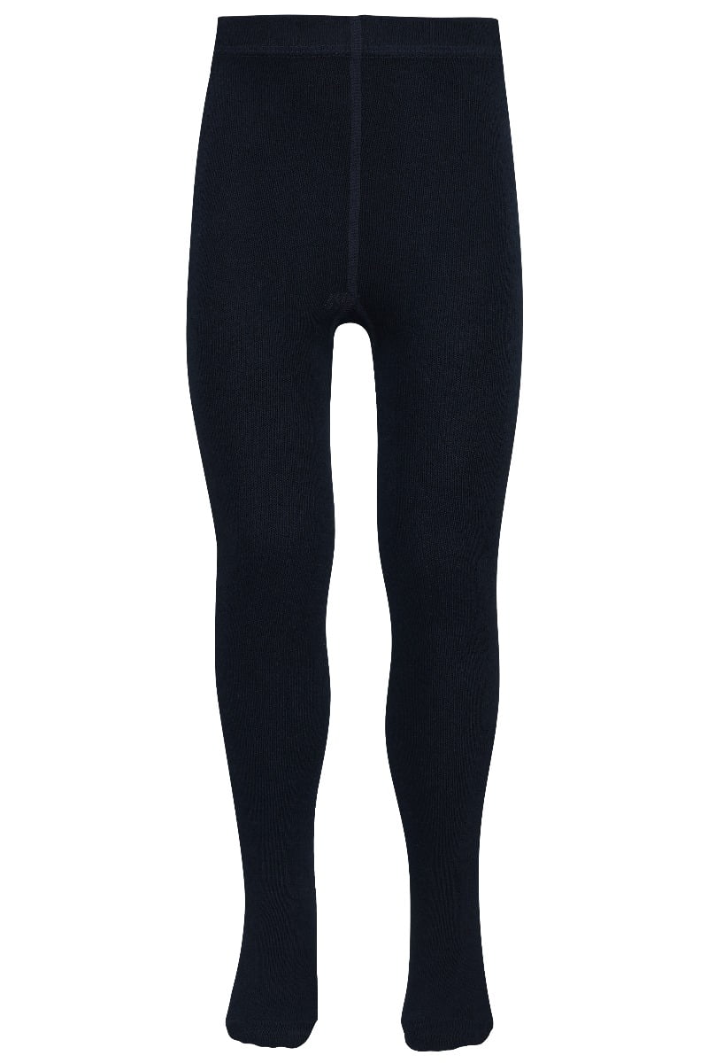 Kinderstrumpfhose aus Baumwolle – Marine – 122-128