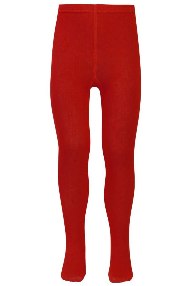 Kinderstrumpfhose aus Baumwolle – Rot – 98-104