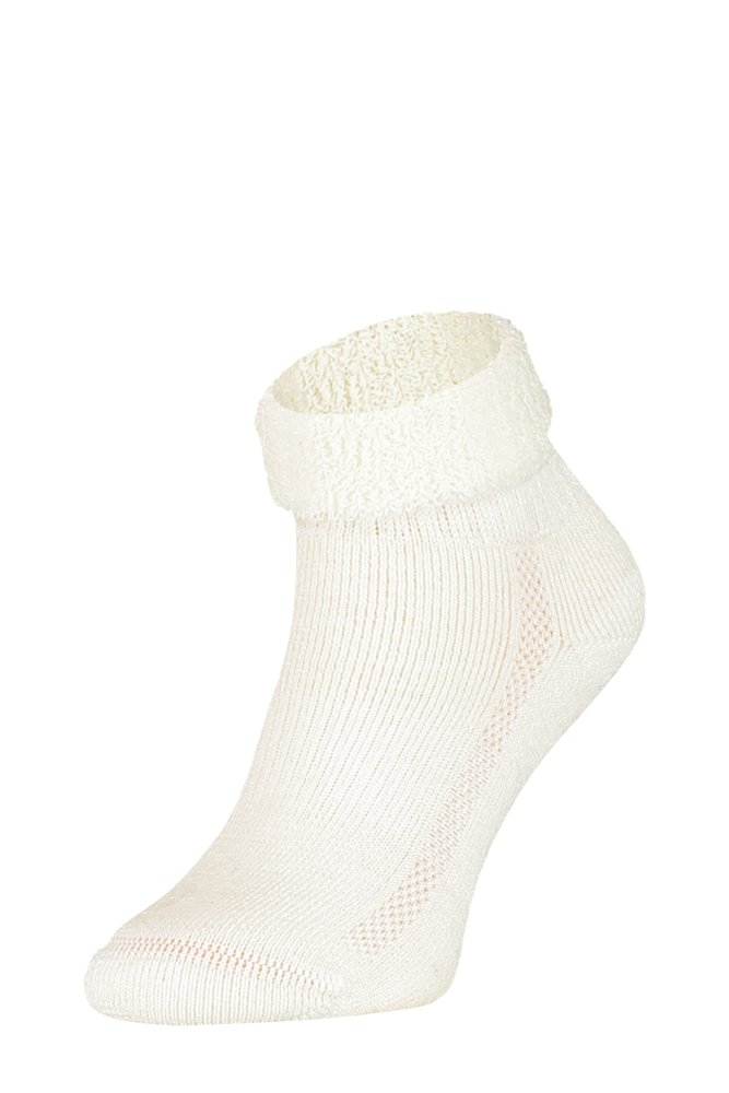 S9 Merinowollsocken mit Frotteesohle – Ecru – 35-38