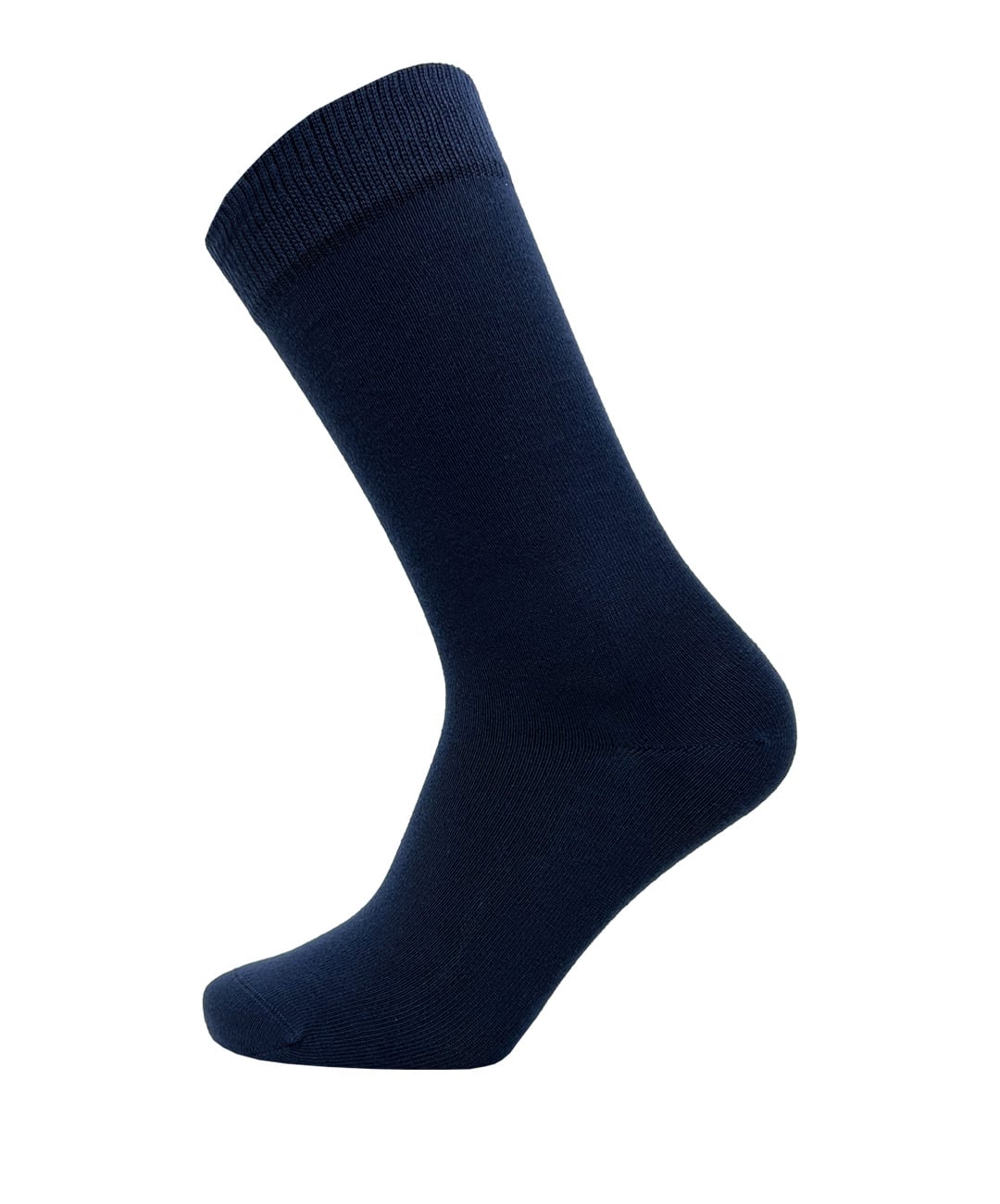 Klassische hohe Socken aus Tencel – Marineblau – 47-50