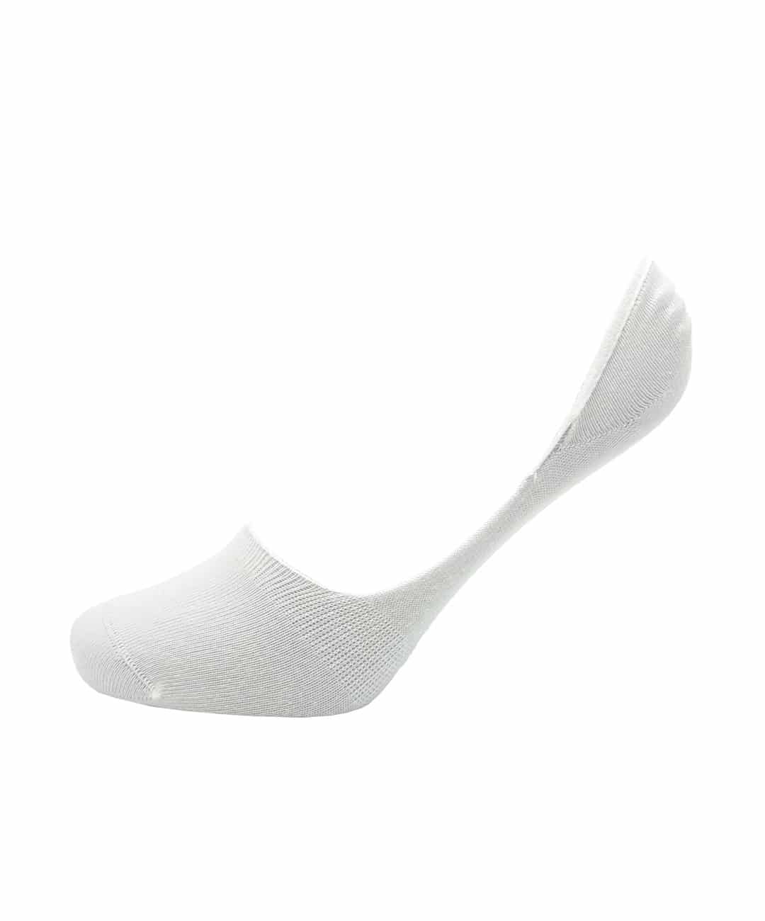 Unsichtbare Fußlinge aus Tencel – Weiß – 35-38