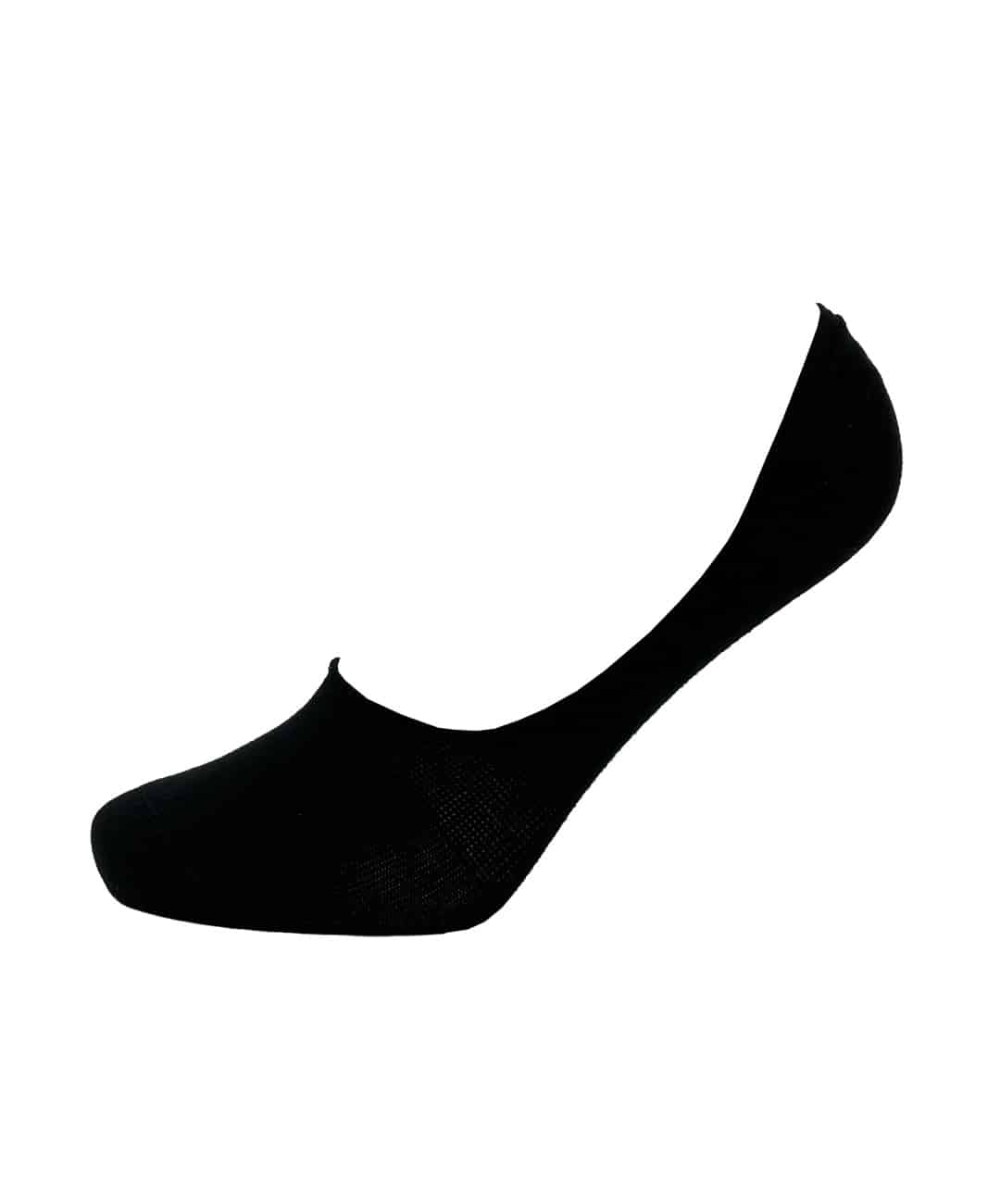 Unsichtbare Fußlinge aus Tencel – Schwarz – 35-38