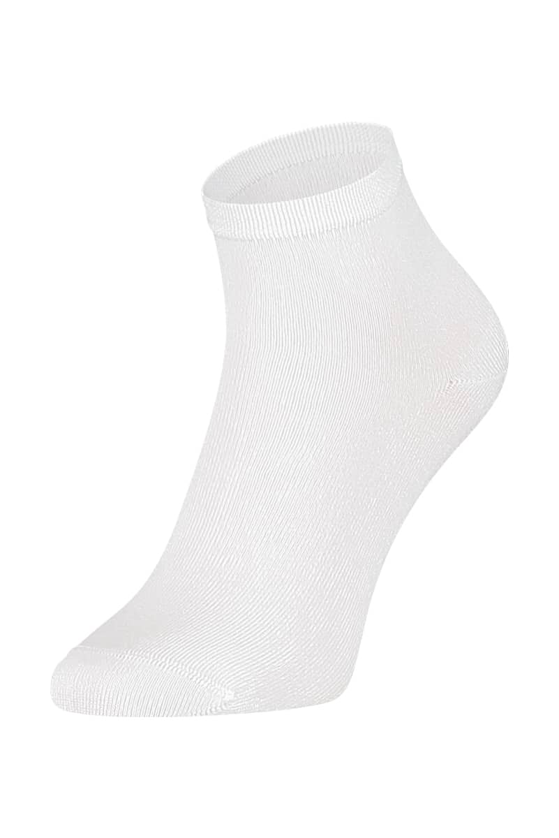 Bamboo Viertelsocken 2 Paare – Weiß – 35-38