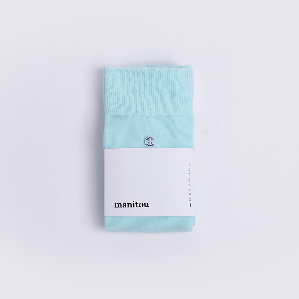 Unisex Baumwollsocken mintgrün – Mint – 36-40