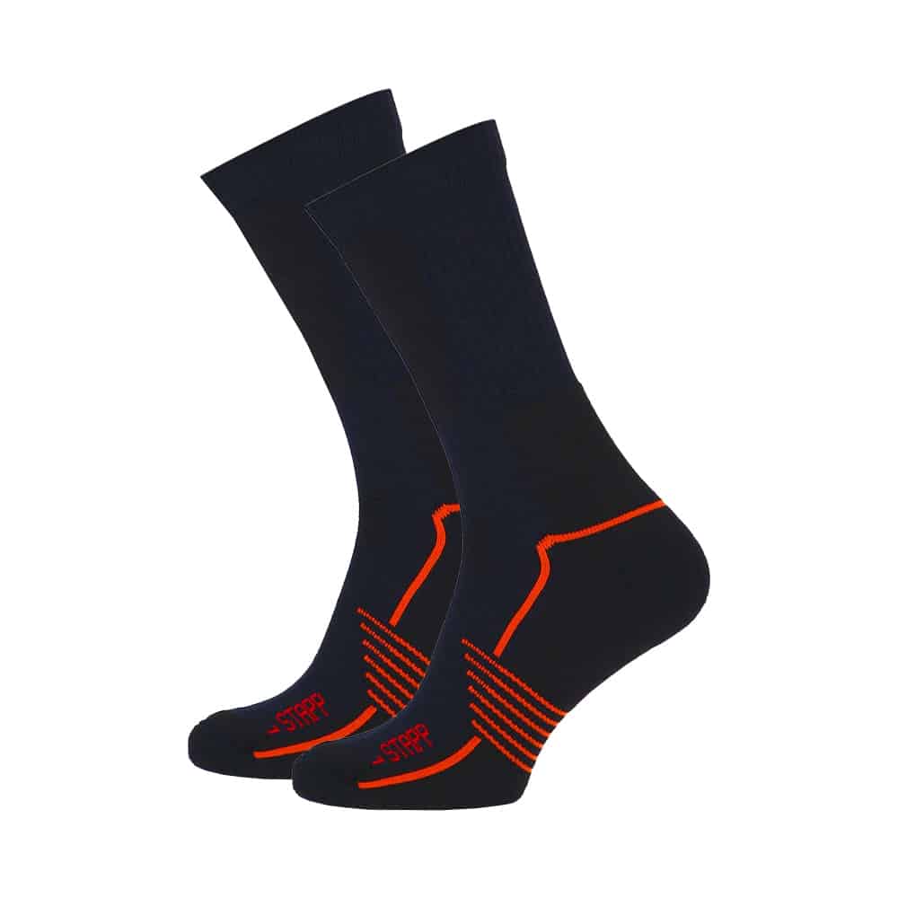 Bambus hohe Socken – Navy – 43-46
