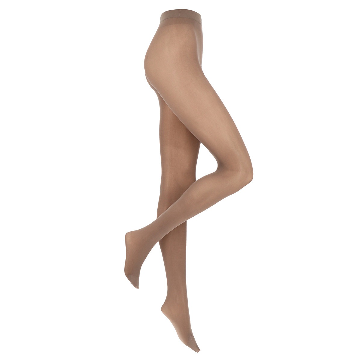 Semi-opake 40 Denier Strumpfhose – Taupe – XXL