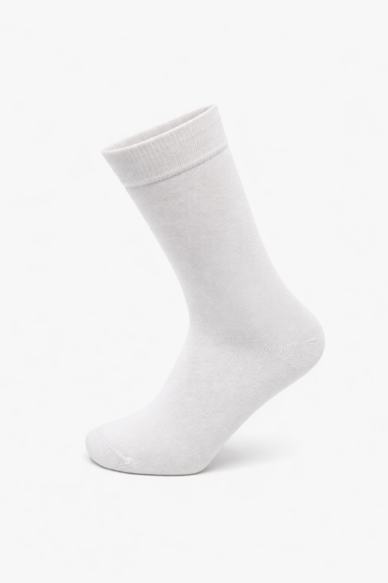 Klassische hohe Socken aus Tencel – Beige – 35-38