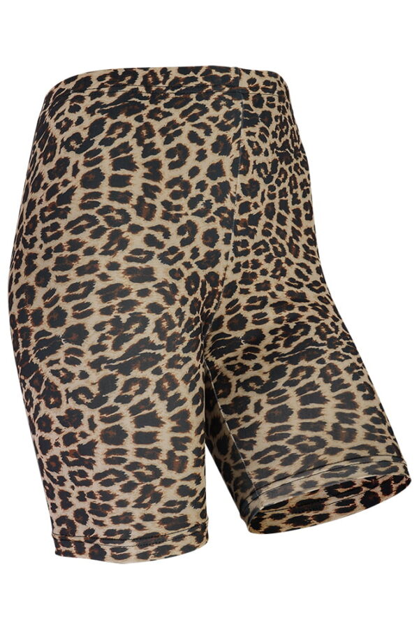 Short Leggings Damen Leopard