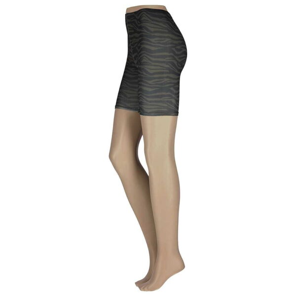 Short Leggings Damen Zebra – Bild 3