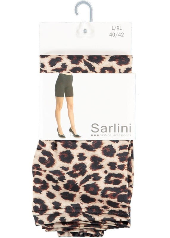 000152100003 LADIES LEGGINGS SHORT LEOPARD (CONFECTION) |  sokken-online