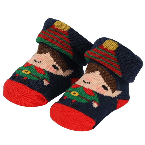 Weihnachts-Babysocken – Bild 4