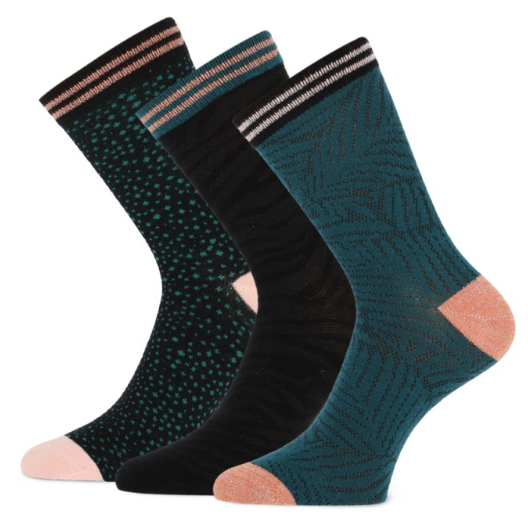 Damensocken mit verschiedenen Prints