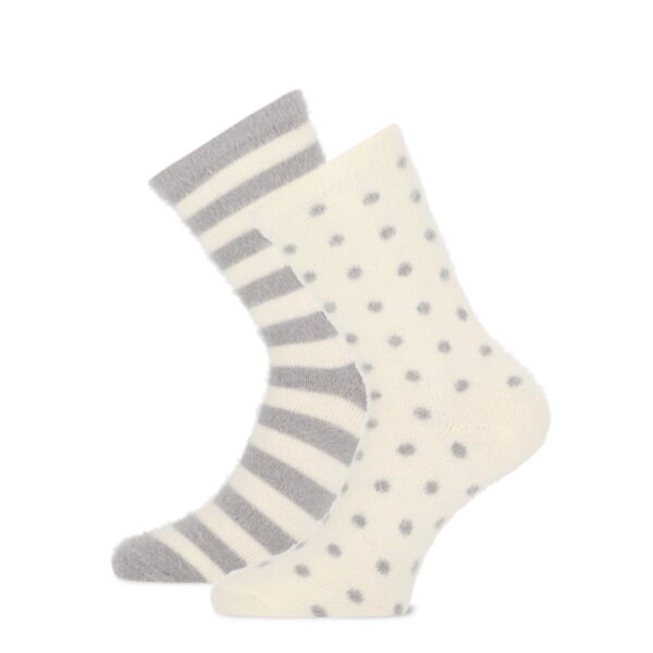 Homesocks Fluffy Dots Stripes – Bild 3