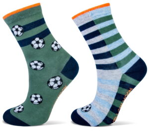 SOKKEN-ONLINE | Kindersokken met voetbal print-27/30 | Yellow Moon