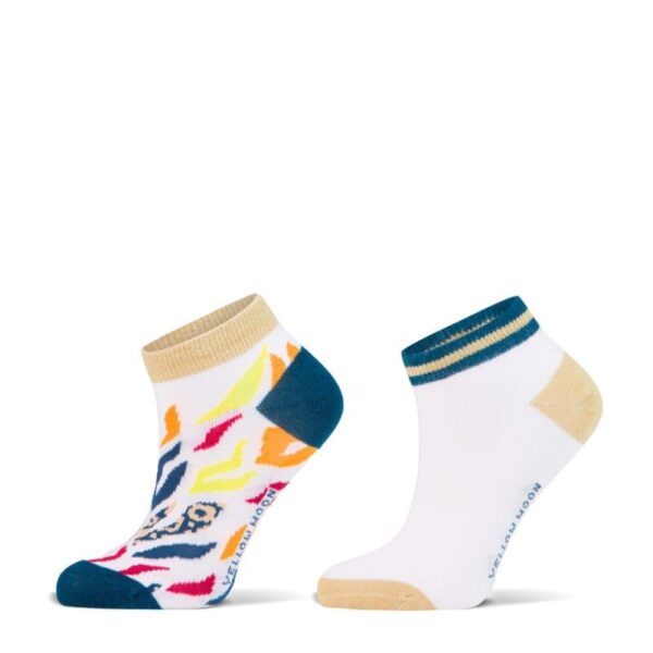 Kinder-Sneakersocken aus Baumwolle mit Wild-Dessin