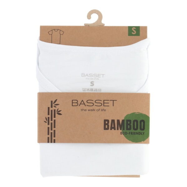 T-Shirt mit Rundhalsausschnitt Basset Bamboo – Bild 2