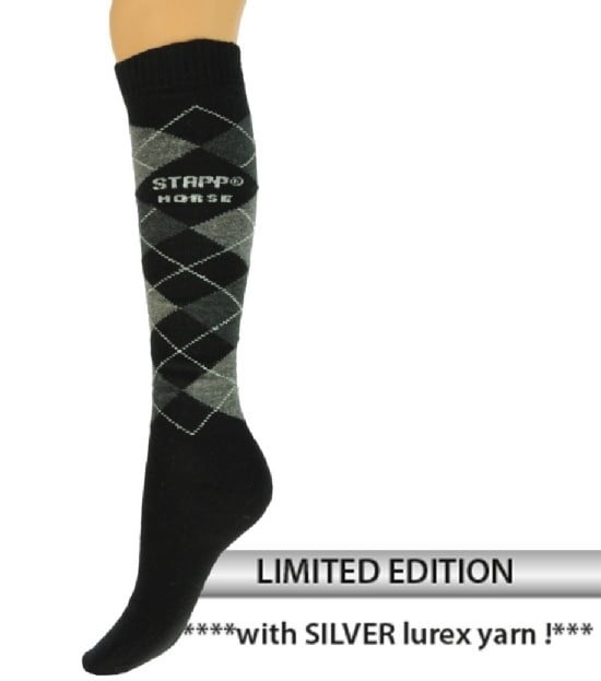 Reitsocken mit Rautenmuster -39/42