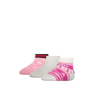 Geschenkbox Baby-Socken mit Sternen und Streifen
