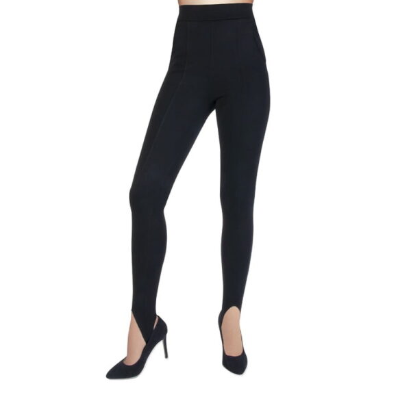 Baumwoll-Legging mit Fußband – Bild 2