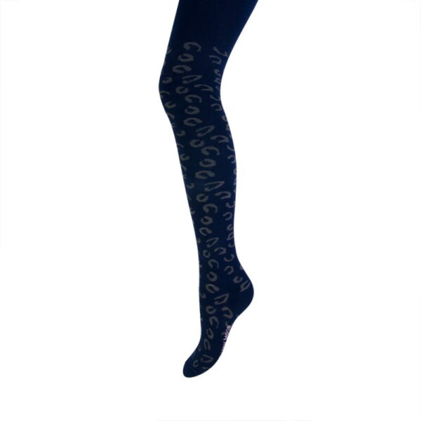 Kinderstrumpfhose mit Leoparden-Print – Bild 3