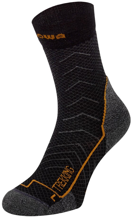 Trekking Wandersocken Schwarz