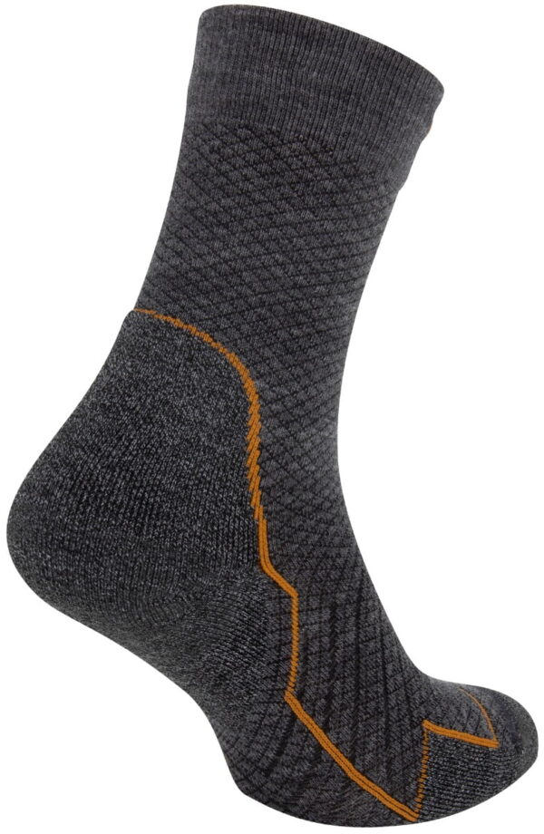 Trekking Wandersocken Grau – Bild 2