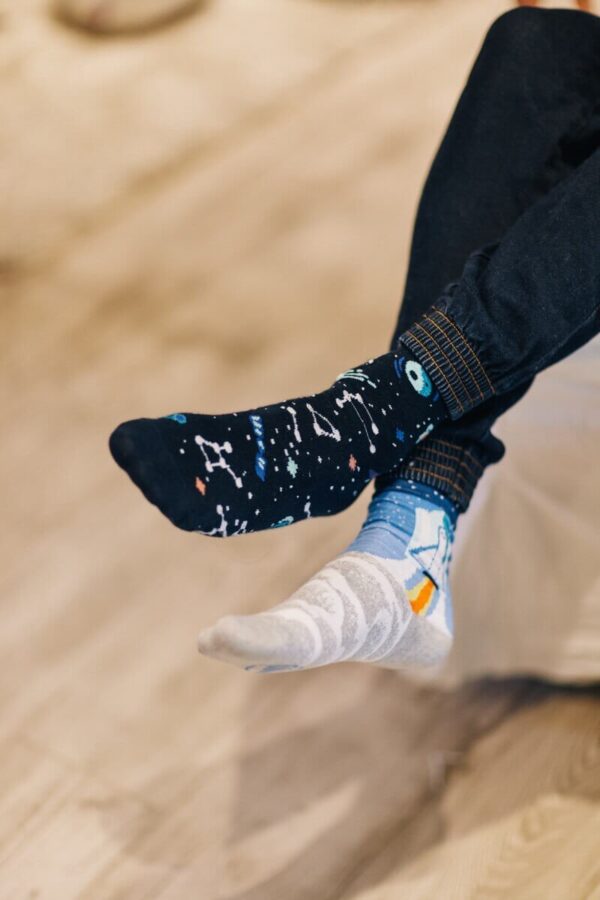 Many Mornings | Space Trip socks | sokken-online.nl