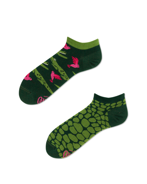 Krokodil-Sneakersocken