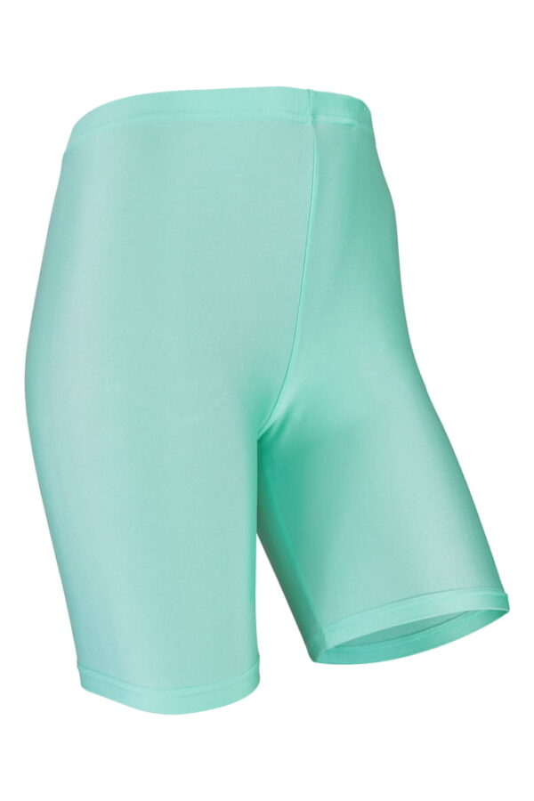 Damen Short Leggings Shiny