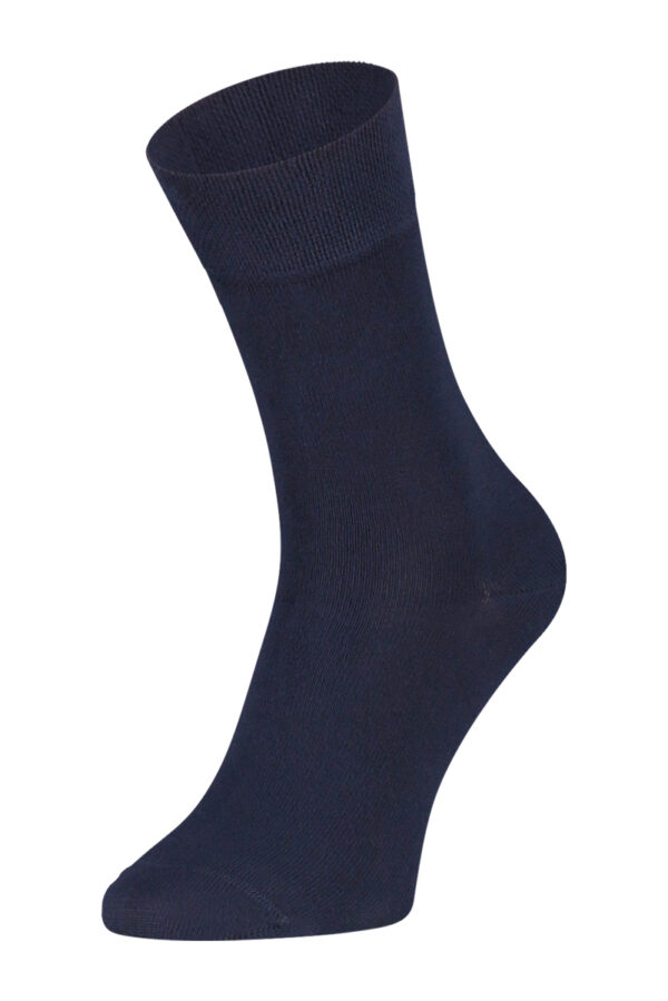 Sokken Online-eureka-bamboe-hoge-sokken-bc001-marine