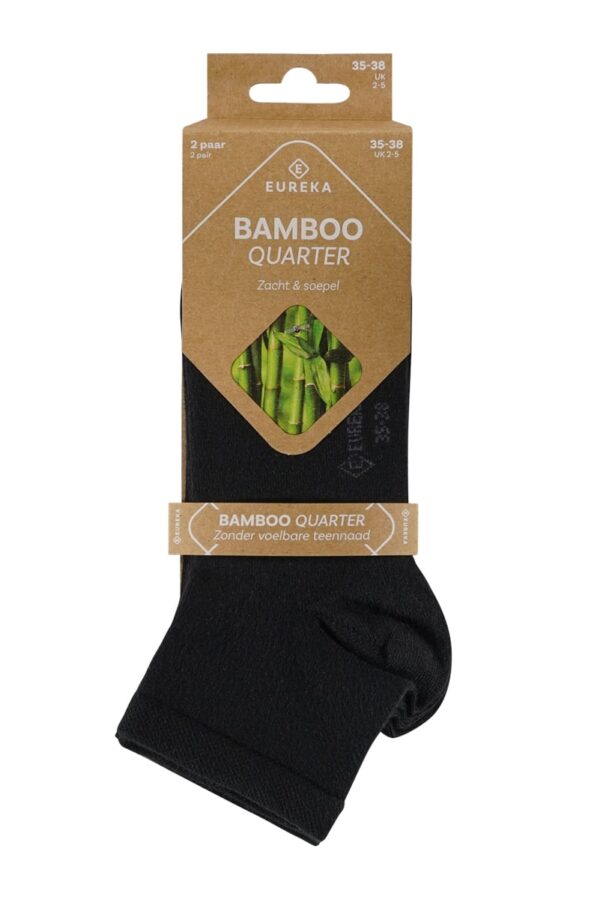 Bambus-Quarter-Socken – 2er-Pack – Bild 9
