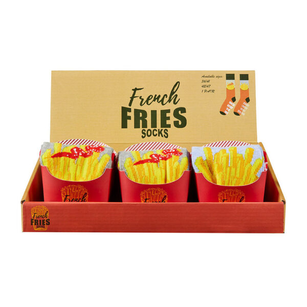Unisex Pommes Socken in Geschenkverpackung – Bild 5